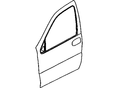 GM 15250061 Front Side Door Outer Panel 15250061 GM Front Side Door Outer Panel Illustration 1 of 1