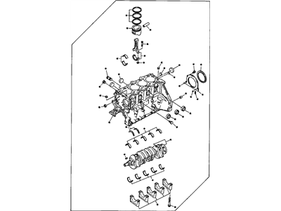 GM 97095845 Engine Asm - Partial