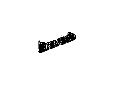 1999 Oldsmobile Bravada Emblem - 15957901
