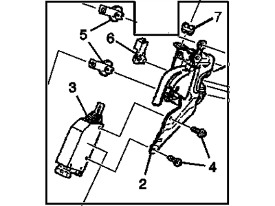 GM 92187611 Front Side Door Lock Assembly