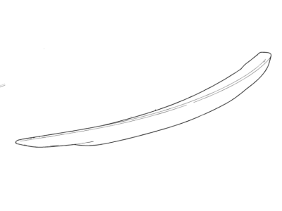 22875582 - Genuine GM Spoiler Assembly, Rear End *Black