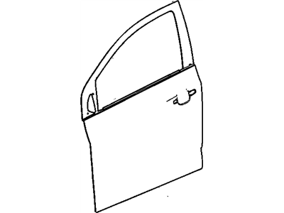 GM 95087823 Front Side Door Outer Panel 95087823 GM Front Side Door Outer Panel Illustration 1 of 1