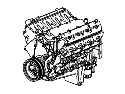 GM 12632282 Engine Assembly, Gasoline 5.3L Lh9 (Goodwrench)