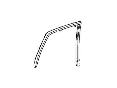 GM 20623621 Weatherstrip Assembly, Rear Side Door Window