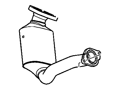 Pontiac Torrent Catalytic Converter - 19420121