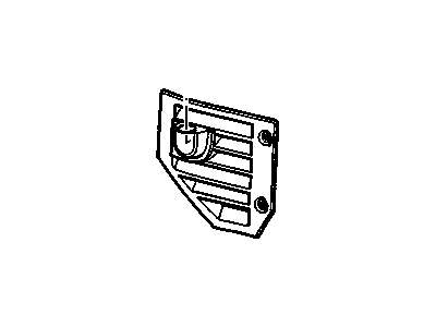 GM 15063129 Cover, Front Intake Air Duct Hole *Marked Print