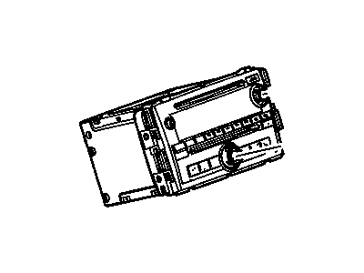 GM 22753251 Radio Assembly, Amplitude Modulation/Frequency Modulation Stereo & Clock & Audio Disc