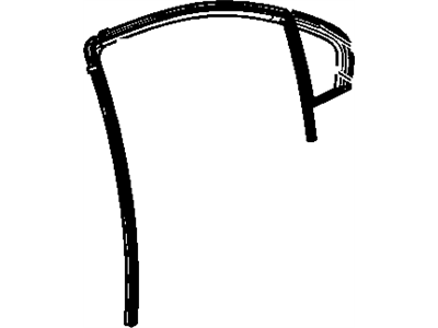 GM 42550305 Weatherstrip Assembly, Rear Side Door Window