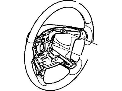 GM 22947800 Steering Wheel Assembly *Cashmere E