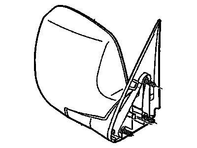 2007 Chevrolet Silverado Side View Mirrors - 19177069