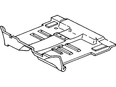 GM 15958242 Carpet Assembly, Floor Front *Beige