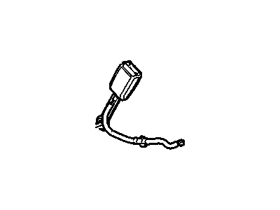 2010 Cadillac CTS Seat Belt - 19181820