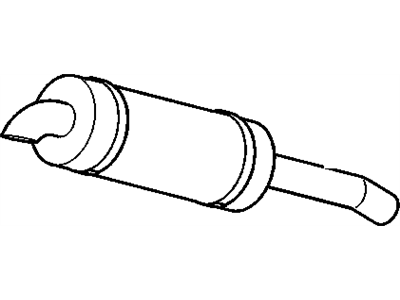 爆買い！ GM Genuine - 15240060 Muffler Exhaust Assembly, アクセサリー
