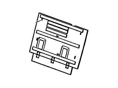 GM 22791366 Panel,Rear Seat Back