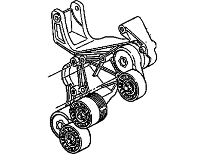 GM 24502734 Bracket Assembly, Generator & P/S Pump