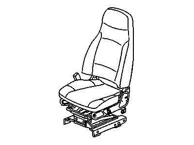 GM 15093942 Seat Assembly - Driver *Vy Dark Pewter