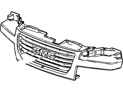 GM 12335793 Grille Asm,Radiator (Chrome) *Chrome