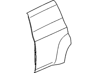 GM 20728280 Door Assembly, Rear Side