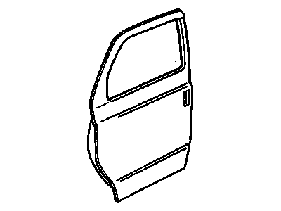 GM 91174859 Door,Front Side