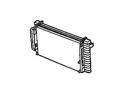1992 Pontiac Grand Am Radiator - 52456222