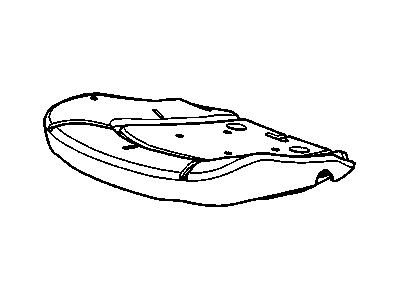 2010 Cadillac CTS Seat Cushion Pad - 25994340