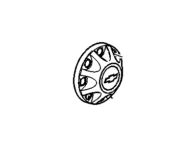 GM 22781441 Hub Cap *Silver