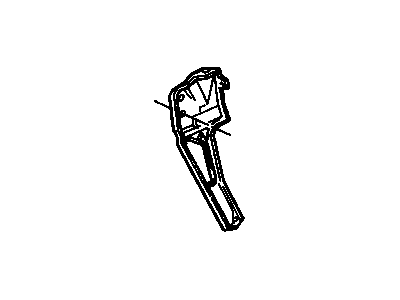 GM 20687387 Support, Front End Sht Metal