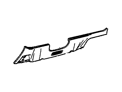 15022016 GM Bolster Assembly, Instrument Panel Driver Knee *Gray M Illustration 1 of 1
