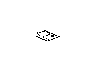 GM 10352191 Deadener, Floor Panel Front