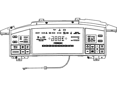 1994 Cadillac Deville Speedometer - 16200726