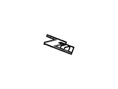GM 25798302 Decal, Pick Up Box Side Rear *Charcoal
