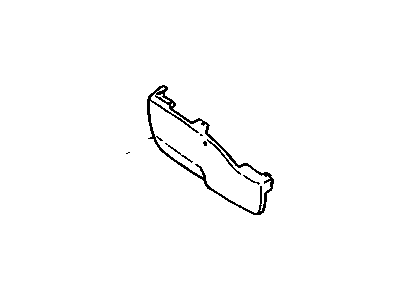 GM 12459618 COVER, Front Seat Adjuster Track