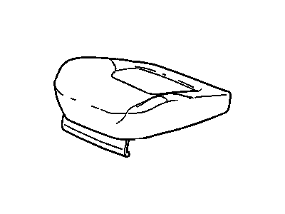 88948778 GM Passenger Seat Cushion Cover Assembly Oak Illustration 1 of 1
