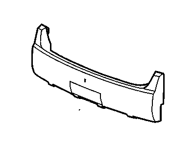 GM 10380104 Absorber, Rear Bumper Energy