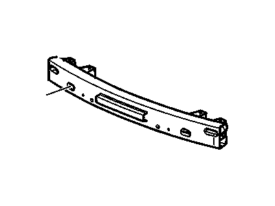 GM 25836070 Bar Assembly, Rear Bumper Imp