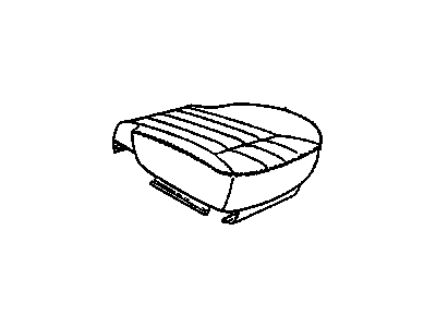 GM 12454659 COVER, Rear Seat Cushion