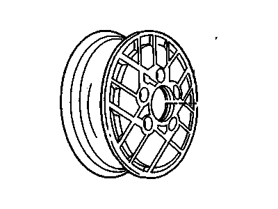 GM 12507135 Wheel Rim Kit, 14X6