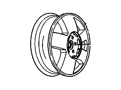 1989 Buick Reatta Spare Wheel - 3634736
