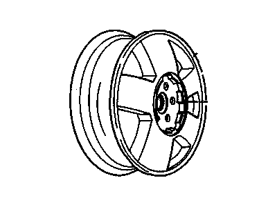 1988 Buick Reatta Spare Wheel - 3634736