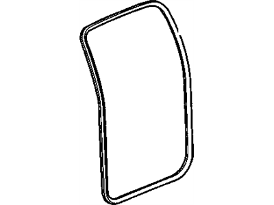 GM 22766415 Weatherstrip Assembly, Rear Side Door