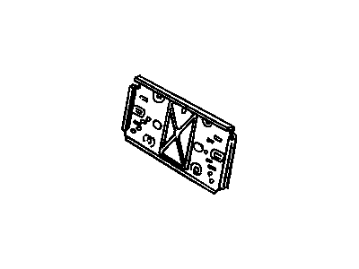 GM 10024283 Bracket, Front License