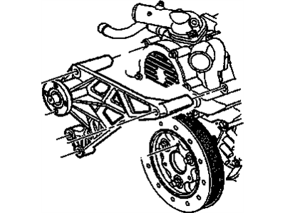 GM 10215326 Bracket Assembly, Engine Coolant Fan Pulley Bearing