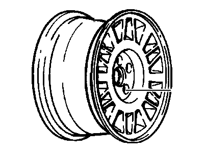 2001 GMC Sonoma Spare Wheel - 9591908