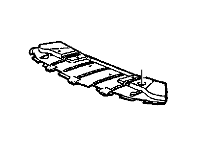 GM 25614711 Deflector, Radiator Air Lower