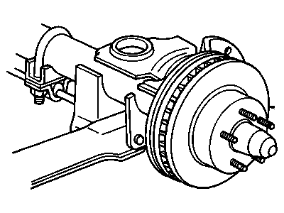 Chevrolet Camaro Brake Disc - 14026865