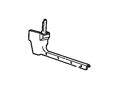 GM 10226290 Panel, Body Hinge Pillar Trim *Gray