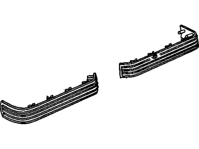 GM 15607519 Strip, Rear Bumper Rubber