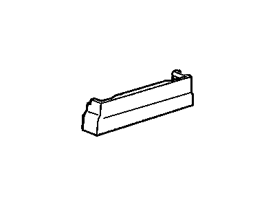 15966868 GM Cover, Driver Seat Riser Trim *Red Ruby Illustration 1 of 1