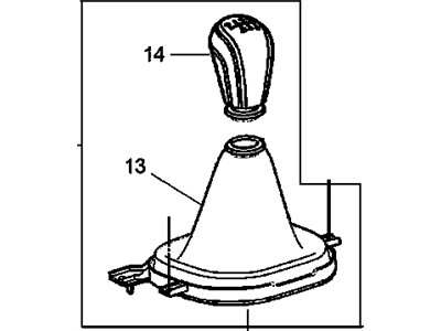 GM 92267068 Boot,Manual Transmission Control Lever