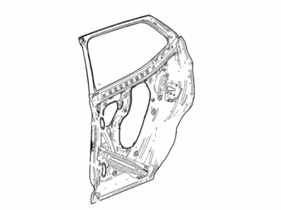 42745151 - Genuine GM Rear Side Door Assembly